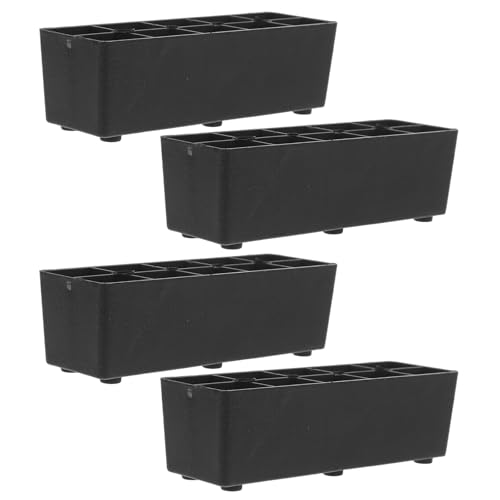 Soporte resistente de 4 piezas para elevar la cama y optimizar el almacenamiento 2