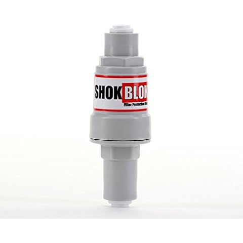 Hydronix SB-FPV-40 Shok Blok Water Pressure Reducer Protection Valve for RO Reverse Osmosis and Filter Units, 40 psi Cover