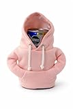 Coolzie - Jacket for you drink - Can Cooler Insulated Sleeve for Slim Cans - Keep Your Drinks Cold and Cool - 12oz Beer and Soda Cans - Pink Hoodie