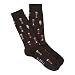K. Bell Socks Men's Food and Drink Casual Novelty Crew Socks, Craft Beer (Black) Shoe Size: 6-12