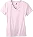 Hanes womens Nano Premium Cotton V-neck Tee fashion t shirts, Pale Pink, XX-Large US
