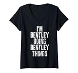 Photo Gallery donna maglietta con nome personalizzato i m bentley doing bentley things maglietta con collo a v Photo Gallery donna maglietta con nome personalizzato i m bentley doing bentley things maglietta con collo a v