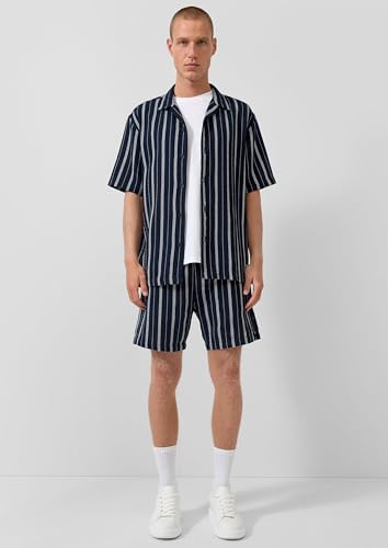 Short à rayures homme QS 2179551 mode été décontractée - 3
