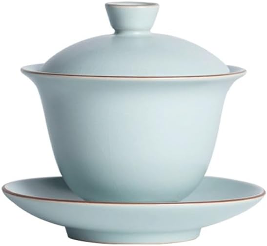 Gaiwan Tea Lid Set Tureen Maker Cover Bowl SuppliesPorcelain