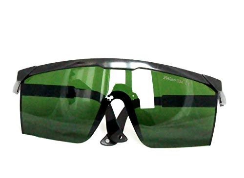EP-6-5 Breitspektrum ununterbrochene Absorption OD4+ Sichtbare Lichtdurchlässigkeit T%=30 breites Spektrum Ununterbrochene Absorption Laser Schutzbrille 2940nm Erbium laser schutz