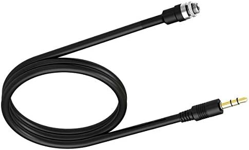 CHELINK AUX 3.5 mm Male to Female Locking Nut Panel Mount Cable Car Stereo Audio Adapter Converter Cord