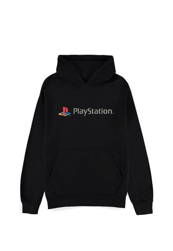 Playstation Logo Uomo Felpa Jogging Nero 51% Cotone, 49% Poliestere Regular
