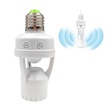motion sensor light socket adapter