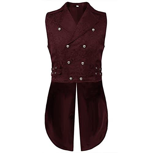 Chaleco medieval de jacquard brocado ideal para fiestas temáticas