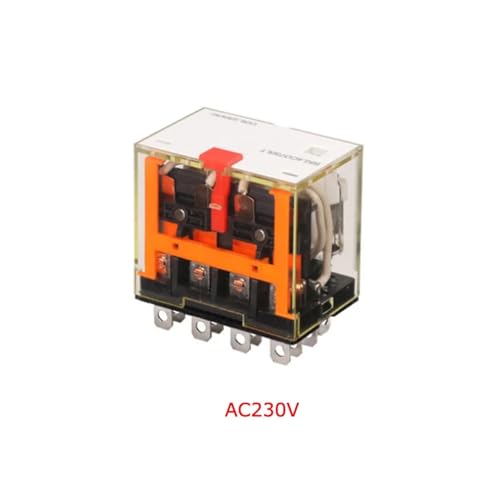 Relé RKL4CO-LT AC 230V con indicador LED y botón de prueba SYB14 E 3
