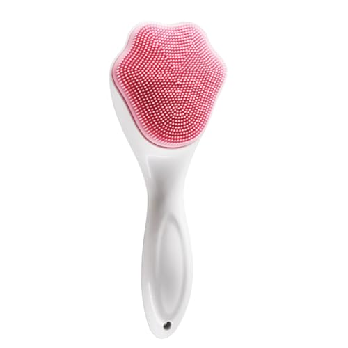 Image of Gleva Silicon Face Cleansing Brush - Soft & Thin Silicone Bristles for Gentle Exfoliation - Multipurpose Silicone Brush Face Scrubber for Deep Cleansing & Blackhead Removal (Assorted)