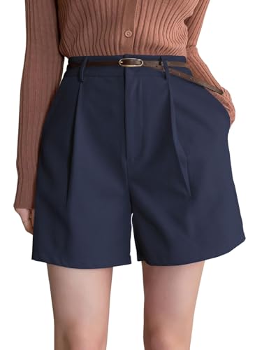Image of GRECIILOOKS Women's Western Shorts - Trendy Knee Length Casual Bottoms | Relaxed Fit Summer Shorts for Girls & Women (Available in Plus Size)