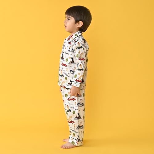 Image of Jam & Sugar Boys Cotton Printed Night Suit Set