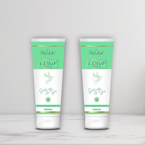 Image of Gloluk Face Wash Combo Pack - Deep Cleansing & Hydrating Formula | Natural Ingredients | Suitable for All Skin Types | Removes Dirt & Oil | 2 x 100ml