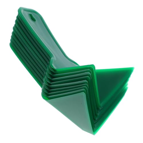 TOBBOMEY 10 piezas Paletas de Esquina para Drywall Herramienta Resistente de Plástico para Esquinas Interiores y Exteriores Moldeado para Masilla y Paredes