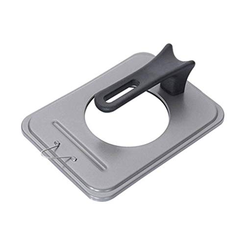 Tapa square de aleación de aluminio de 13x18 cm vertical para ollas rectangulares 2