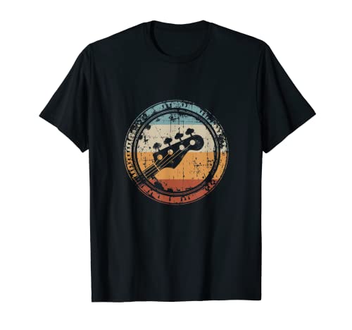 Une guitare basse vintage pour un bassiste T-Shirt