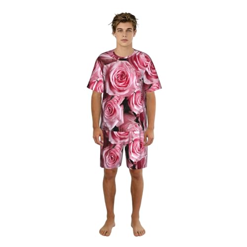 Pyjama homme imprimé roses pour vos week-ends paresseux et moments de détente