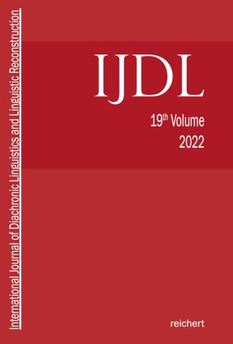 International Journal of Diachronic Linguistics and Linguistic Reconstruction