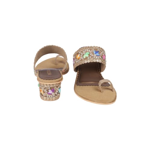 Image of Metro Women Elegance Ethnic & Traditional Slip-on Sandal