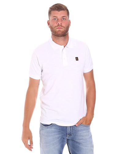 Polo homme blanc RefrigiWear pour vos sorties décontractées et week-ends
