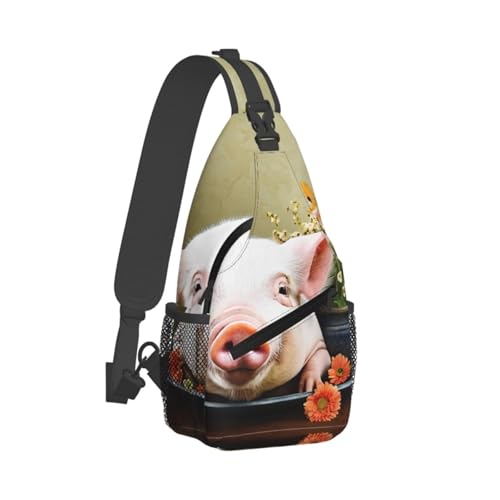 Sacs poitrine pour cyclisme homme et randonnée avec imprimé original casual