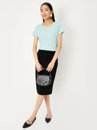 Image of Max Plus Size Women Solid T-Shirt