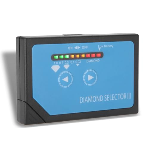 Diamant Tester Mit LED Anzeige, Metallalarm, Praktisches Tragbares Schmucktestwerkzeug Diamond Selector Diamanttester Für Anfänger Und Experten