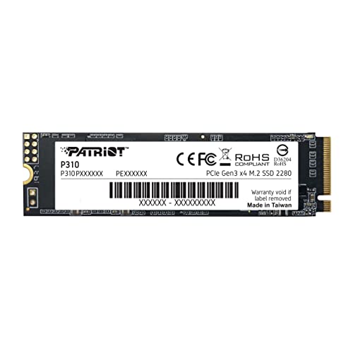 PATRIOT P310 480GB  SSD - NVME PCIE M.2 GEN3 X 4 -  Һ ָ Ʈ ̺ - P310P480GM28