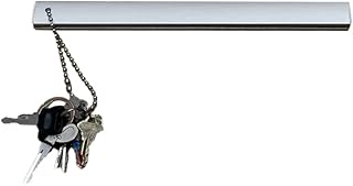 Commercial Grade Long Keychain - Slim design Heavy-Duty Keychain - Silver Long Keychain for Homes, Public Restroomsâ€¦ 1.75inch x 4inch