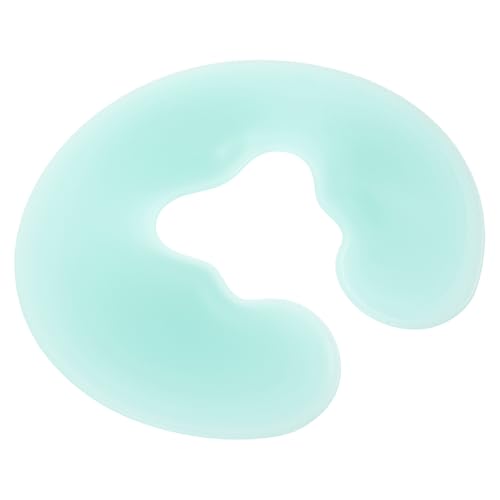 INOOMP Reposacabezas Facial de Silicona para Camilla de Masaje Forma de U Almohada para Cuello Accesorio para Salón y SPA Adecuado para Soporte Durante Masajes