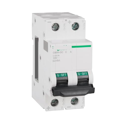 Disjoncteur à air comprimé C65N-DC 2P C 20A pour installation électrique