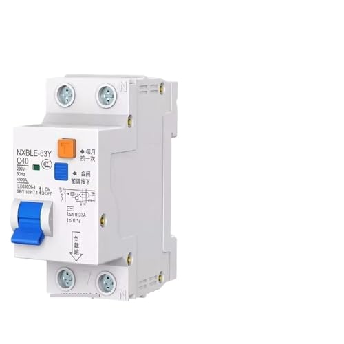 Disyuntor RCBO 1P+N con alta sensibilidad de 10mA y corte rápido de 25A