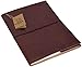 Produktbild Gusti Leder nature Buch Notizblock Tagebuch Skizzenbuch Kladde Traditionell Groß Lederaccessoire Fotobuch Einschreibbuch Büro Alltag Universität Glatt Braun V33, Rotbraun, B4