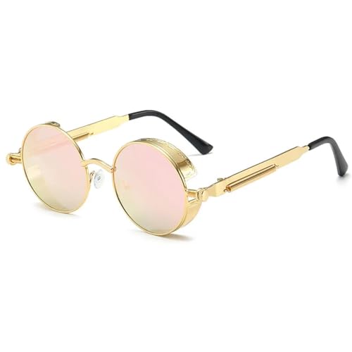 Lunettes de soleil Steampunk en métal de qualité supérieure au look vintage