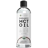 Kate Naturals MCT Oil for Coffee. Pure Coconut MCT C8 and C10 Oil (8oz, Organic, Unflavored)