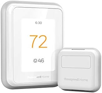 Honeywell Home T9 WiFi Smart Thermostat with 1 Smart Room Sensor, Touchscreen Display, Alexa and Google Assist