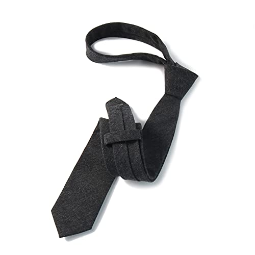 Houlife Ties For Men, Solid Mens Tie, Cotton Stripe Skinny Ties For Men, Slim Men’s Neckties For Wedding Party #TOP3