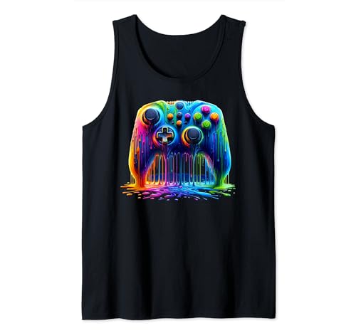 Passione colorata per il gioco Gamer Graphic Design Canotta