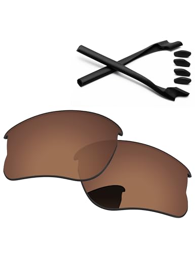 Image of Replacement Lenses & Rubber Kits for Oakley Half Jacket 2.0 XL OO9154 62mm - Precise Fit, UV Block, Impact Resistant