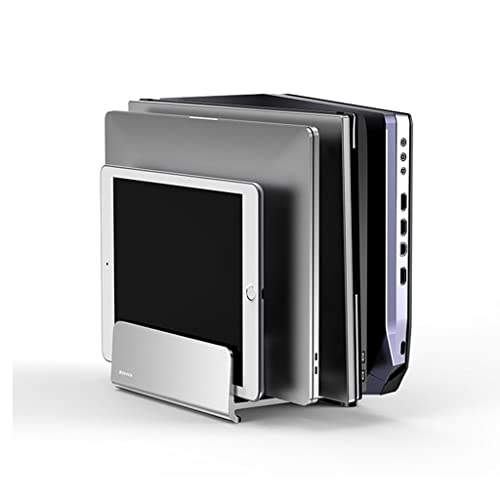 Soporte para computadora portátil con base vertical multifuncional que ahorra espacio 6