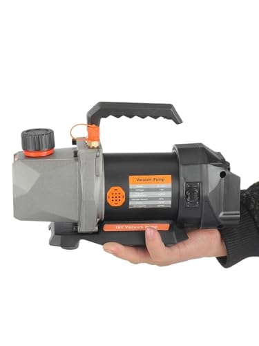 Bomba de vacío con batería de litio de 18 V, 5 Pa, 80 W, 2,5 CFM, entrada de aire de 1/4 pulgada, para refrigeración, aire acondicionado automotriz y doméstico miniatura 3
