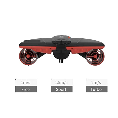 Onderwaterscooter met lange batterijduur, Elektrische Onderwater Scooter Zee Duiken Scooter Duikuitrusting Plug In Camera Gemakkelijk te dragen en te bedienen - Image 4