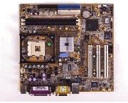 AAEON EMB-845M-A10 Industrial Motherboard, MicroATX Socket 478 Board with 533 FSB, 4X AGP, 3 PCI Slots, 6 USB 2.0, 2 COMs, ATX Input/EOL