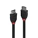 Lindy 0.5m High Speed HDMI Cable, Black Line, with Ethernet, 4k@60Hz HDMI 2.0 18G 3D 1080p HDCP 2.2 120Hz 144Hz HDR ARC CEC ATC Tested TV OLED Monitor Xbox PS4 PS5 Blu-ray Soundbar
