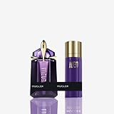 MUGLER Alien Eau de Parfum, Damen-Parfum, Amberartig, holzig und blumig, Nachfüllbar, 60 ml + MUGLER Alien Parfümierendes Deo-Spray, 100 ml