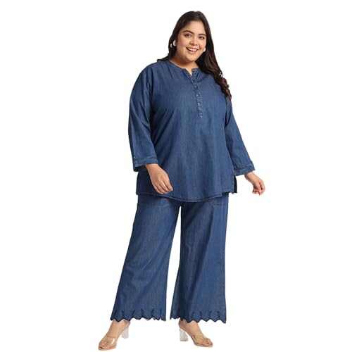 Image of Women's Co-Ord Set Relaxed Fit for Women | Two Piece Suit Top & Pant| Full Sleeve Cord Dress for Women | Casual Wear Co-ord Set for Women