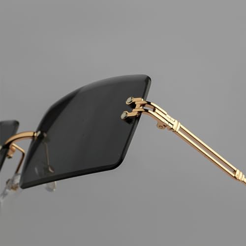 Image of SAM AND MARSHALL HARPER Eyeglass I Light Weight Frames I Rectangle Shape I Sheet Metal Frames I Prescription Friendly I Men & Women