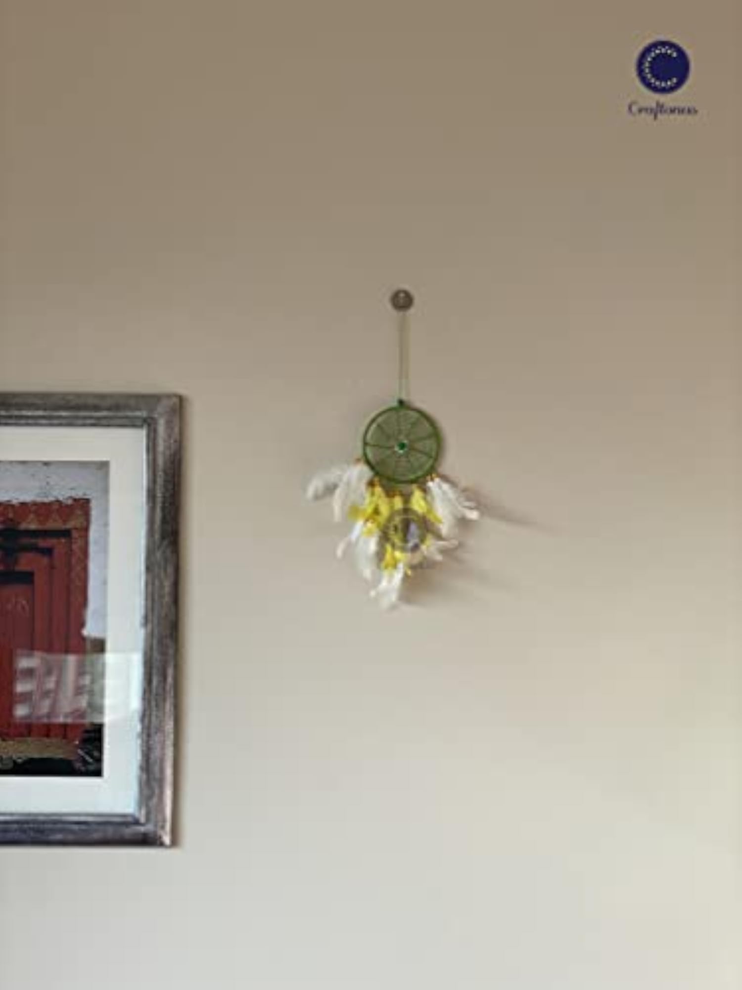 CRAFTONOUS Dream Catcher Boho Wall Hanging