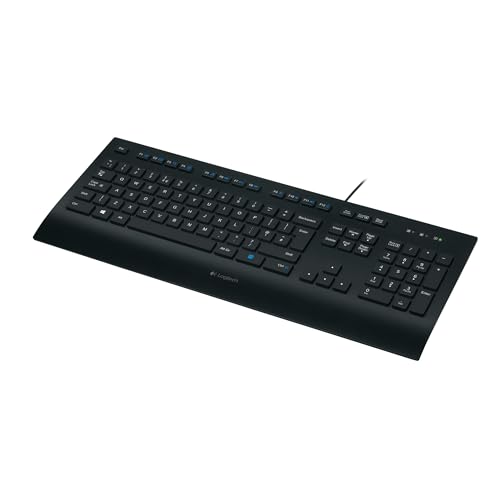 Logitech K280e USB QWERTZ German Black
